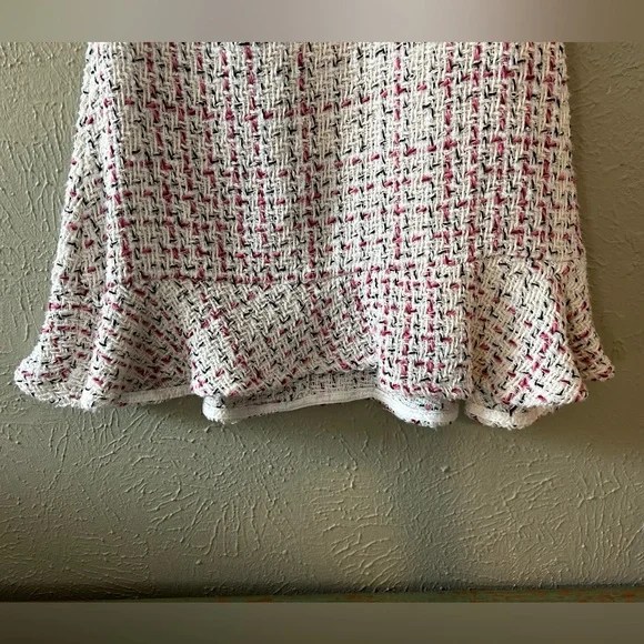 Zara Mini Dress  , color Cream/ black/ pink Size S - Picture 3 of 12